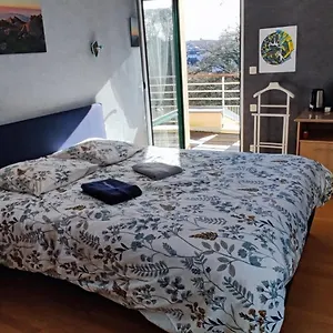 Grande Sdb Privée Avec Balcon Séjour chez l'habitant